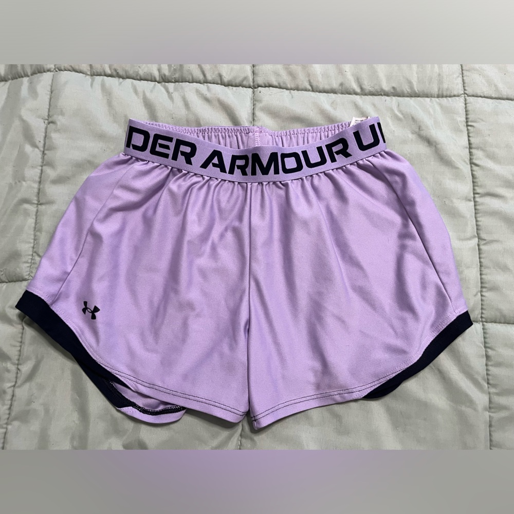 Under armor purple athletic shorts in size xs